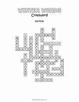 Crossword sketch template