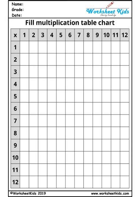 blank times table grid    times table grid times tables