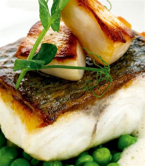 Sea Bass Fillet Recipe With Jersey Scallops Recipe Sea Bass Fillet