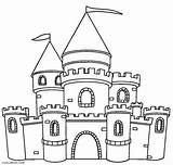 Castle Coloring Pages Printable Kids sketch template