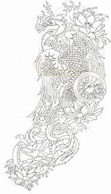 Phoenix Tattoo Drawing Deviantart sketch template