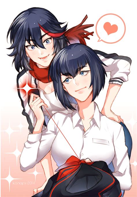ryuko and satsuki grown art ryuko matoi and satsuki kiryuin lesbians luscious