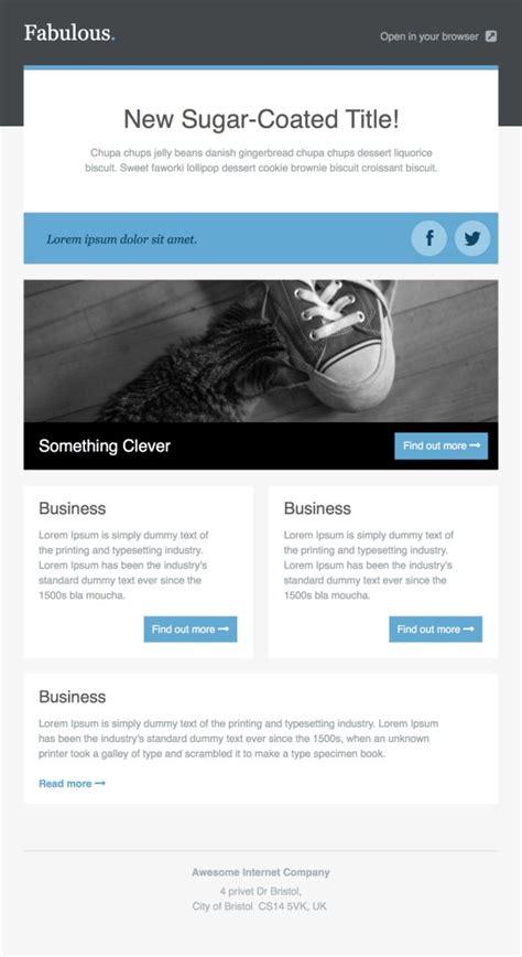 36 best email newsletter templates free psd and html