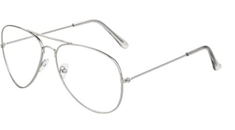 bolcom bril zonder sterkte inclusief hoesje zilverkleurig voor mannen en vrouwen