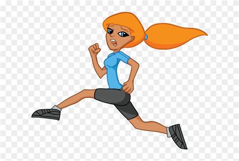 girl running woman running clipart cartoon girl running fast  transparent png clipart