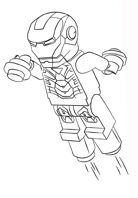 lego iron man coloring pages   worksheets