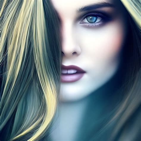 download woman portrait blonde royalty free stock illustration image