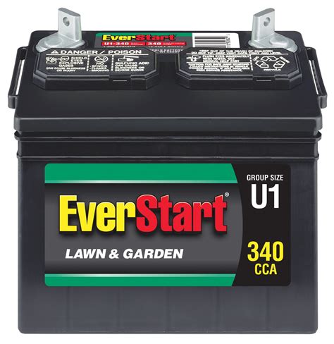 everstart lawn  garden lead acid battery group size   volt cca walmartcom