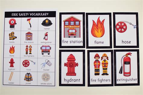 fire safety themed preschool math  literacy pack  pinay