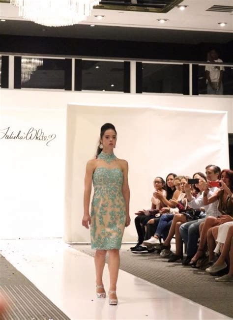 model with down syndrome fulfills dream to walk the runway