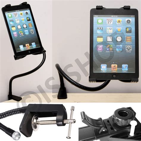 rotating table bed mount holder  ipad   air iphone   galaxy