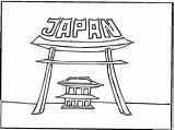 Japón Lugares Japones Ingreso Tor Japonesa Stampare Sumo Japanisches Niños Colorati Coloringpages101 Disegnidacolorareonline Gemt sketch template