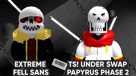 Roblox Undertale Multiversal Encounters Extreme Fell Sans And Ts