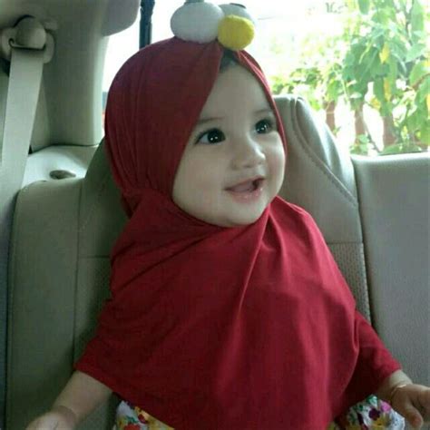 inspirasi foto bayi lucu pake hijab   love