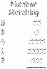 Matching Coloring Number Kids Sheets Handout Below Please Print Click sketch template