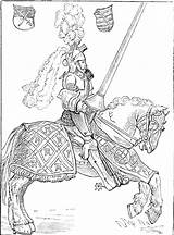 Medieval Horse Armor Choose Board Knight sketch template