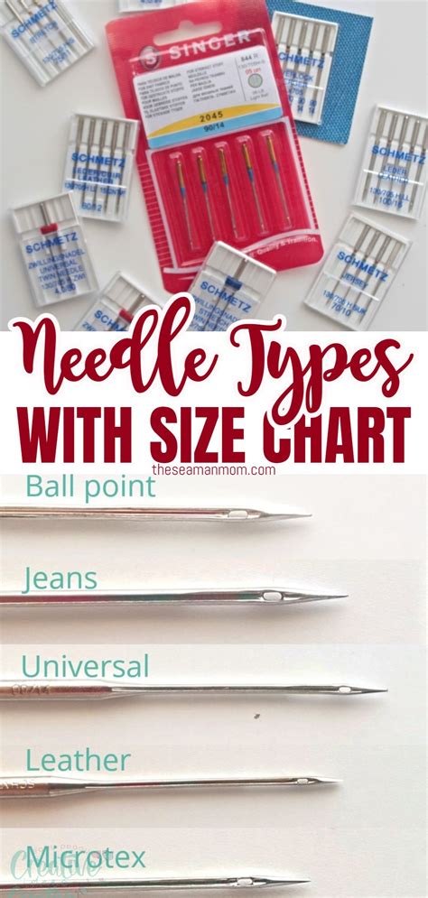 stress   sewing needle types easy peasy creative ideas