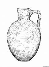 Amphora sketch template