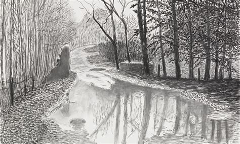 david hockney s yorkshire spring drawings art and design the guardian