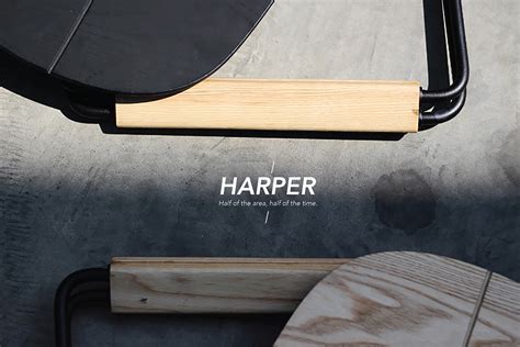harper  concept folding chair  behance