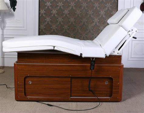 comfortable wood electric massage table facial bed spa equipment