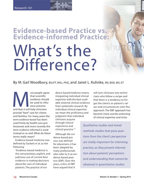 evidence based practice  evidence informed practice whats