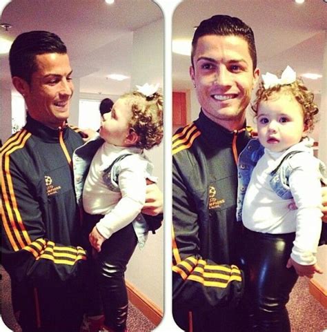 Aww Cristiano With James Rodriguez Daughter ♥ Ronaldo Crstiano