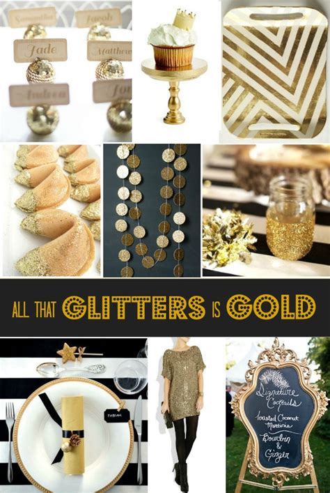 gold party decor celebrations at home