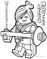 Lego Coloring Movie Pages Emmet Wyldstyle Print Colouring Printable Sheet Template sketch template