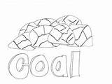 Coal Colouring Sheet sketch template