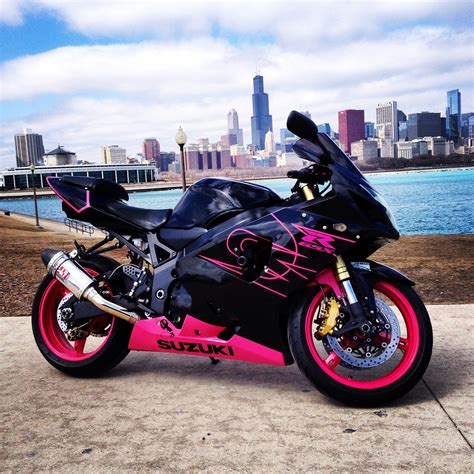 pin  natalie grabowski  pink motorcycle adventures pink motorcycle sports bikes