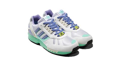 adidas zx  og white lilac green  launches