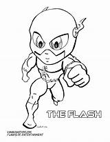 Flash Colouring sketch template