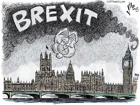 political cartoon brexit  independent st george utah