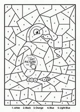 Coloring Penguin Number Color Pages Printable Kids Numbers Printables Sheets Wuppsy Print Worksheets Education Drawing School раскраски Cat для бесплатные sketch template