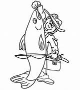 Coloring Pages Fisherman Kids Helpers Community Themed People Peter Momjunction sketch template