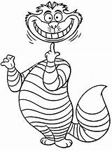 Cheshire Cat Coloring Pages sketch template