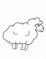 Sheep Drawing Outline Lamb Coloring Draw Pages Coloringsky Paintingvalley Drawings Choose Board sketch template