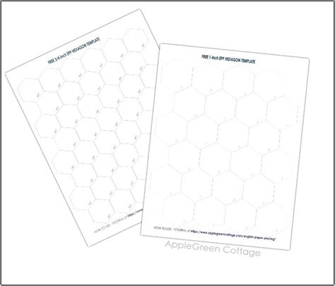 printable   hexagon template resume  gallery