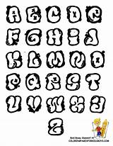 Graffiti Alphabet Coloring Letters Pages Bubble Fonts Abc Lettering Easy Letter Text Word Cool Print Library Clipart Styles Calligraphy Bubbles sketch template