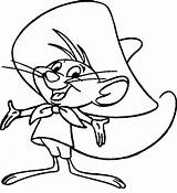 Coloring Pages Speedy Gonzales Looney Elmer Tunes Fudd Pig Porky Colouring Duck Daffy Clipart Clip Cartoon Printable Boo Gonzalez King sketch template