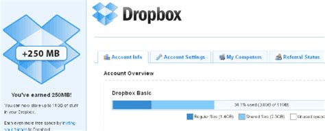 dropbox   storage  gb include gb extra space leecher mods