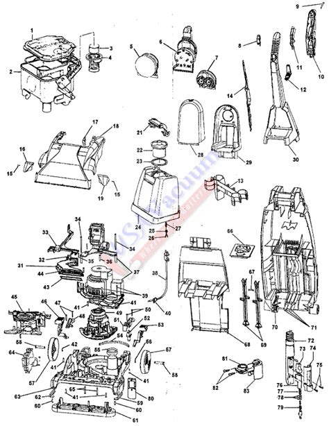 hoover spinscrub  parts diagram wiring site resource