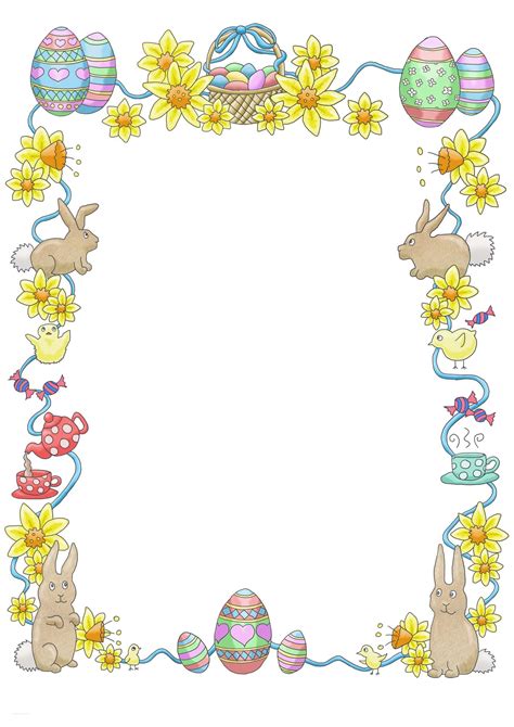 easter borders clipart   cliparts  images  clipground
