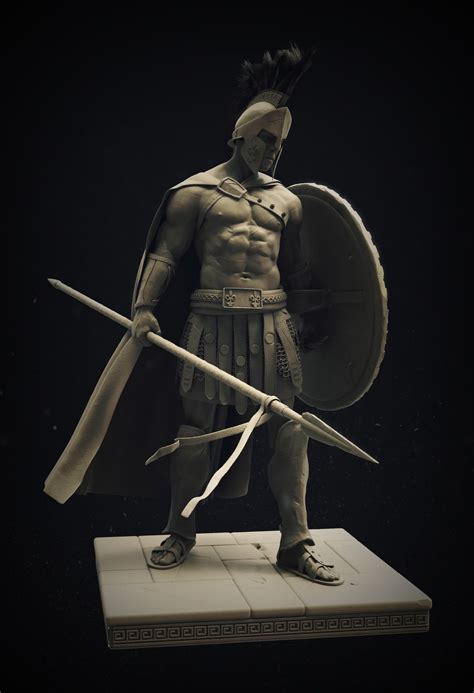 spartan warrior stephen clark  artstation  httpswwwartstationcomartworkrwj game