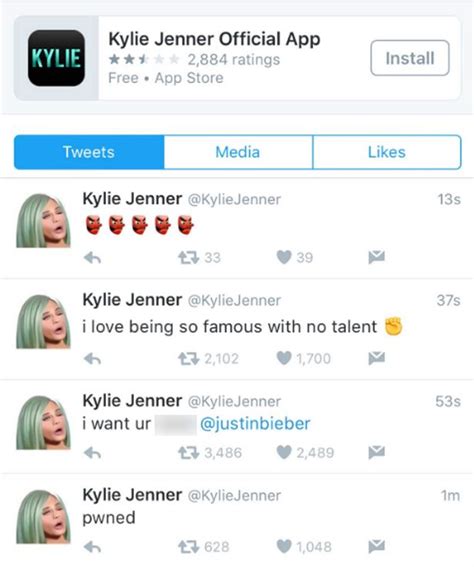 kylie jenner insists she doesn t care that her twitter was hacked and addresses tyga sex tape