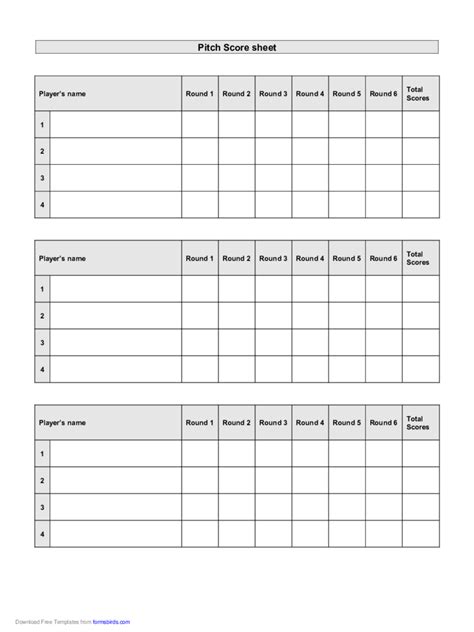 pitch score sheet template edit fill sign  handypdf