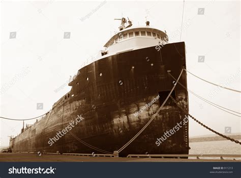 docked barge stock photo  shutterstock