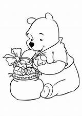 Easter Coloring Pages Winnie Pooh Basket Printable Colouring Tulamama Disney Easy Cartoon Print Choose Board Eeyore sketch template