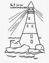 Lighthouse Lighthouses Letter Coloringhome Ornamenten Zoeken sketch template